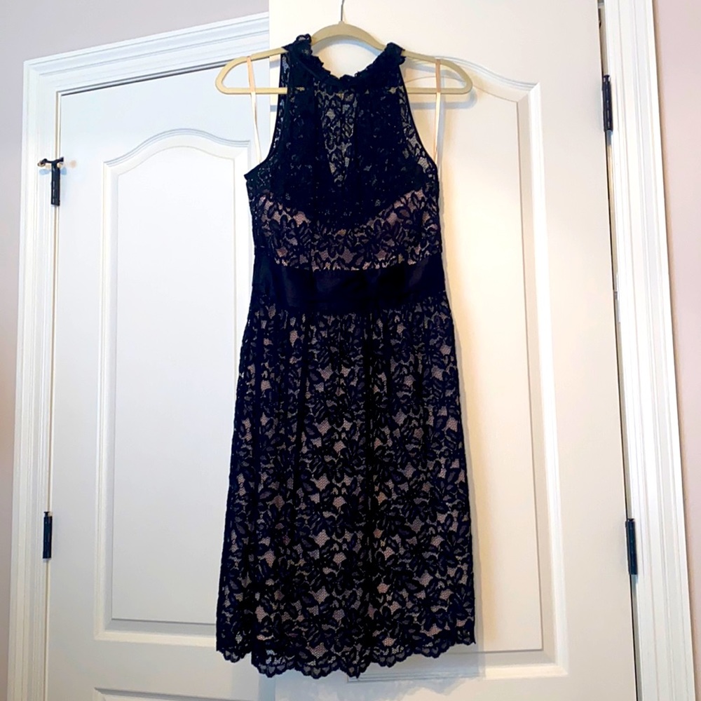 Banana Republic Black Lace Dress